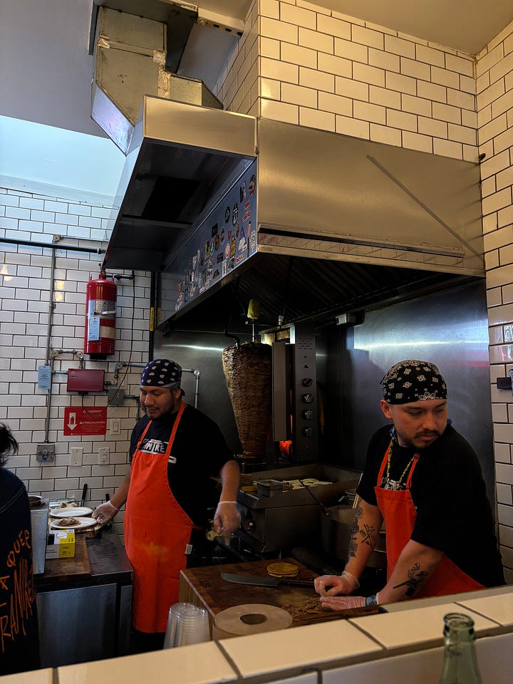 Taqueria Ramírez tacos al pastor bar seating greenpoint 2025-2026