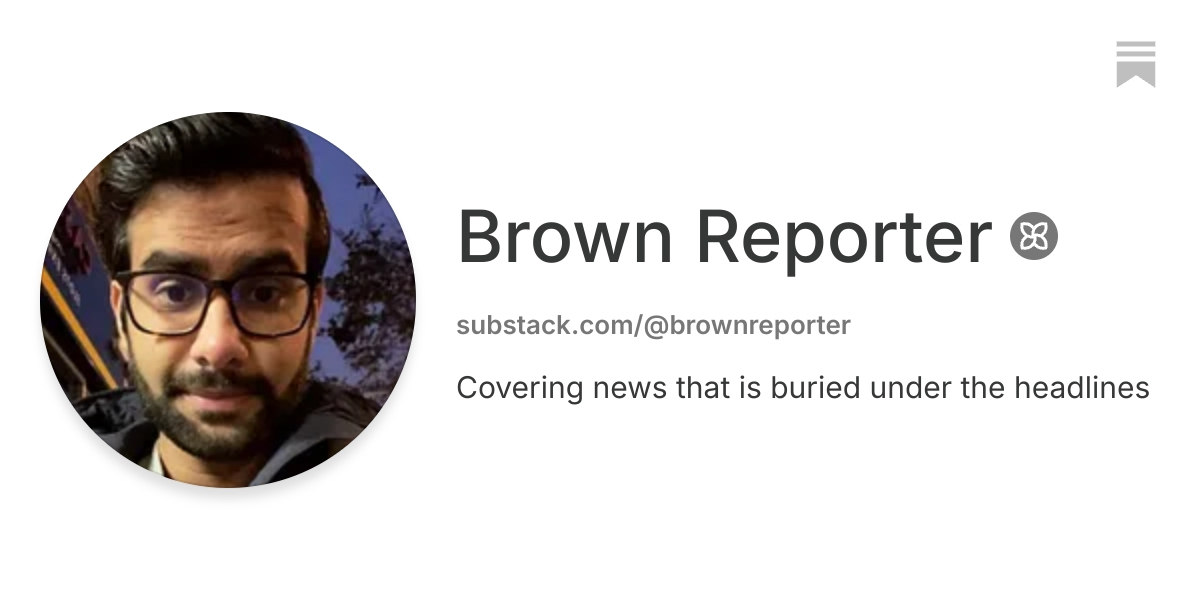 Brown Reporter | Substack