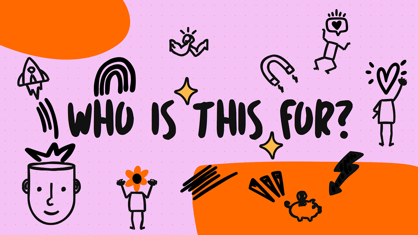 Who Is This For? Who Is This For?