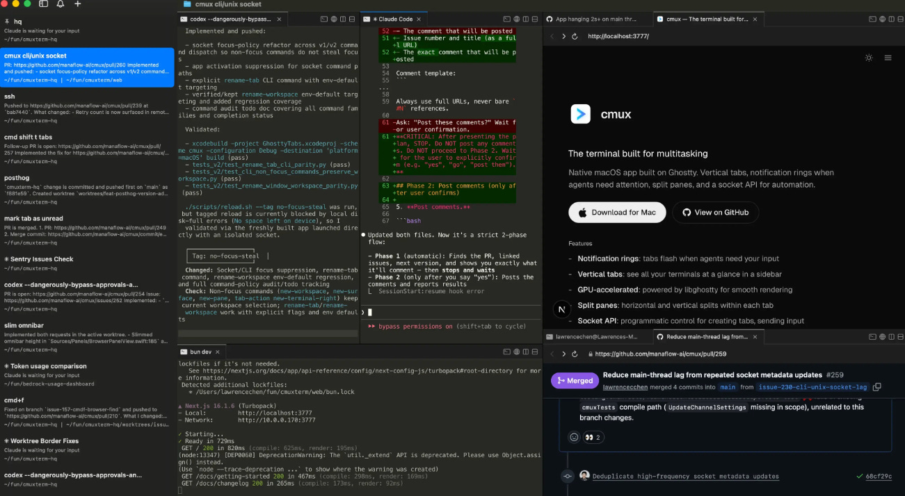 Cmux app screenshot