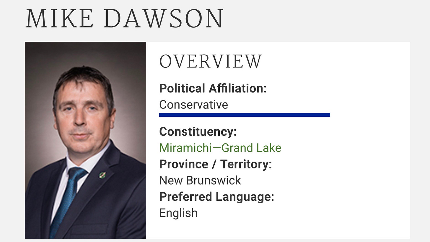 Mike Dawson Reaffirms He Will Remain in the Conservative Party