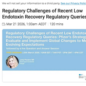 Pfizer is building a Database of everyone pointing to their Jab Low Endotoxin Recovery (LER) problem