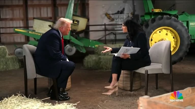 Donald Trump walks out of tense NBC interview