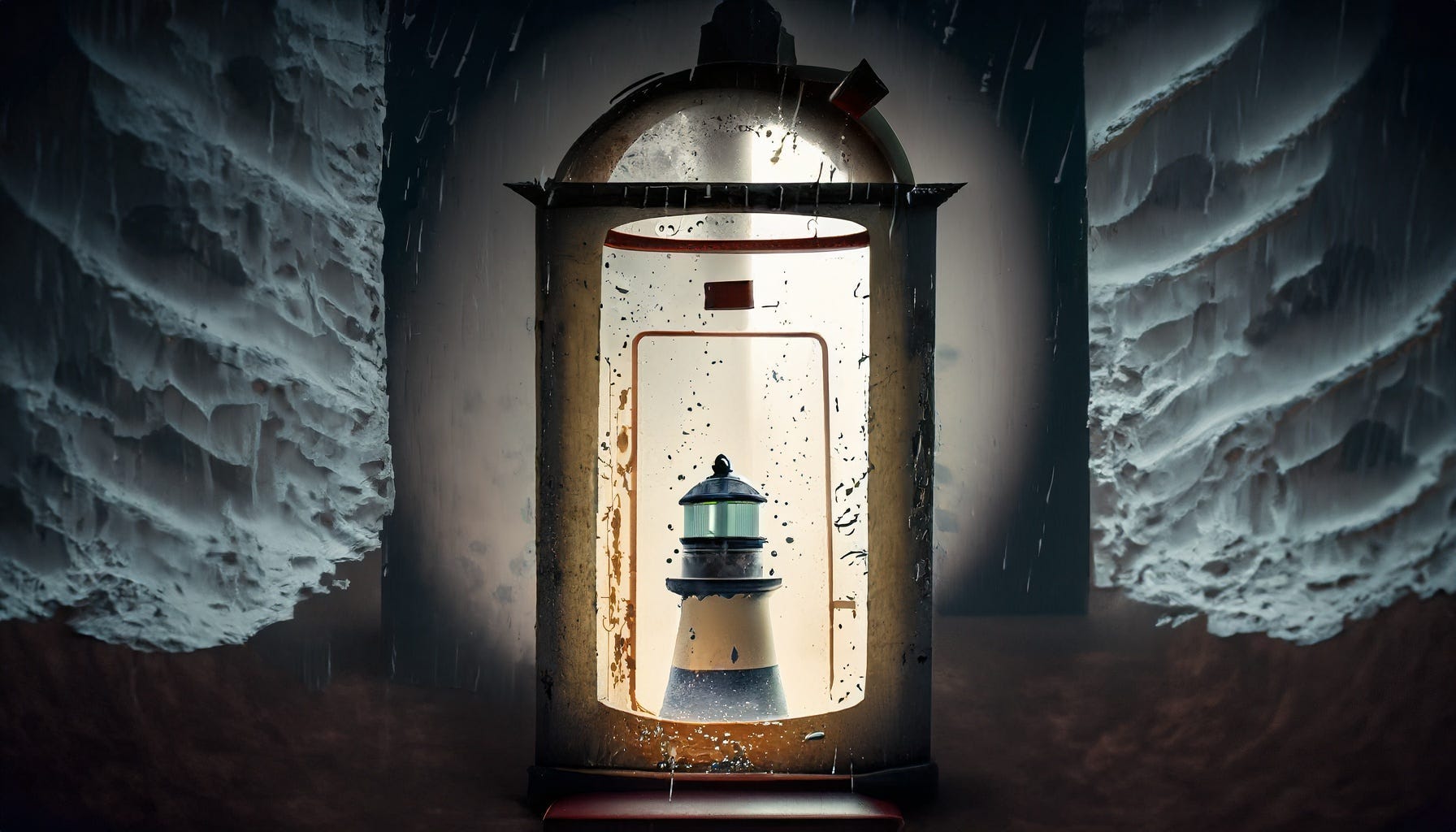 Tending the Light- Robert G Metivier, 2023 — AI Image using Adobe Firefly licensed