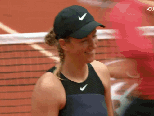 Vika goes "Whew" after Madi missed an easy shot Vika goes "Whew" after Madi missed an easy shot