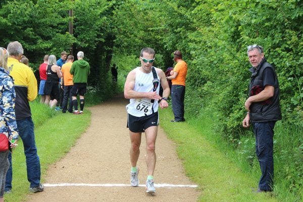 Ben finishing Stage 2.....