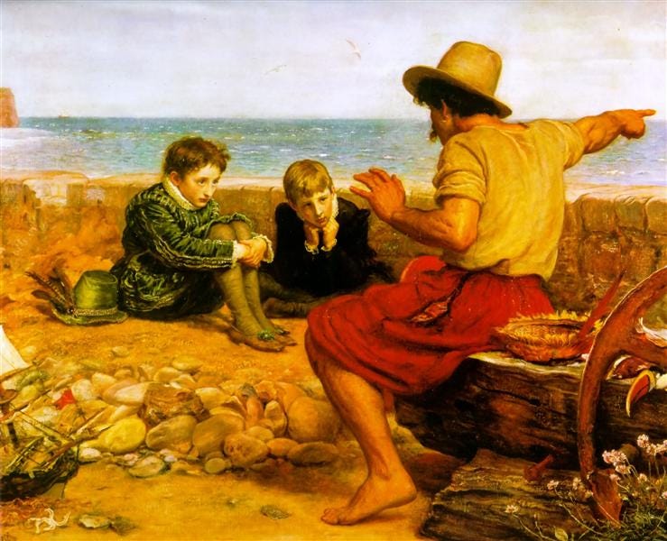 The Boyhood of Raleigh, 1870 - John Everett Millais - WikiArt.org