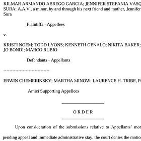 4th Circuit Denies Trump Administration's Bid to Block Return of Kilmar Abrego Garcia