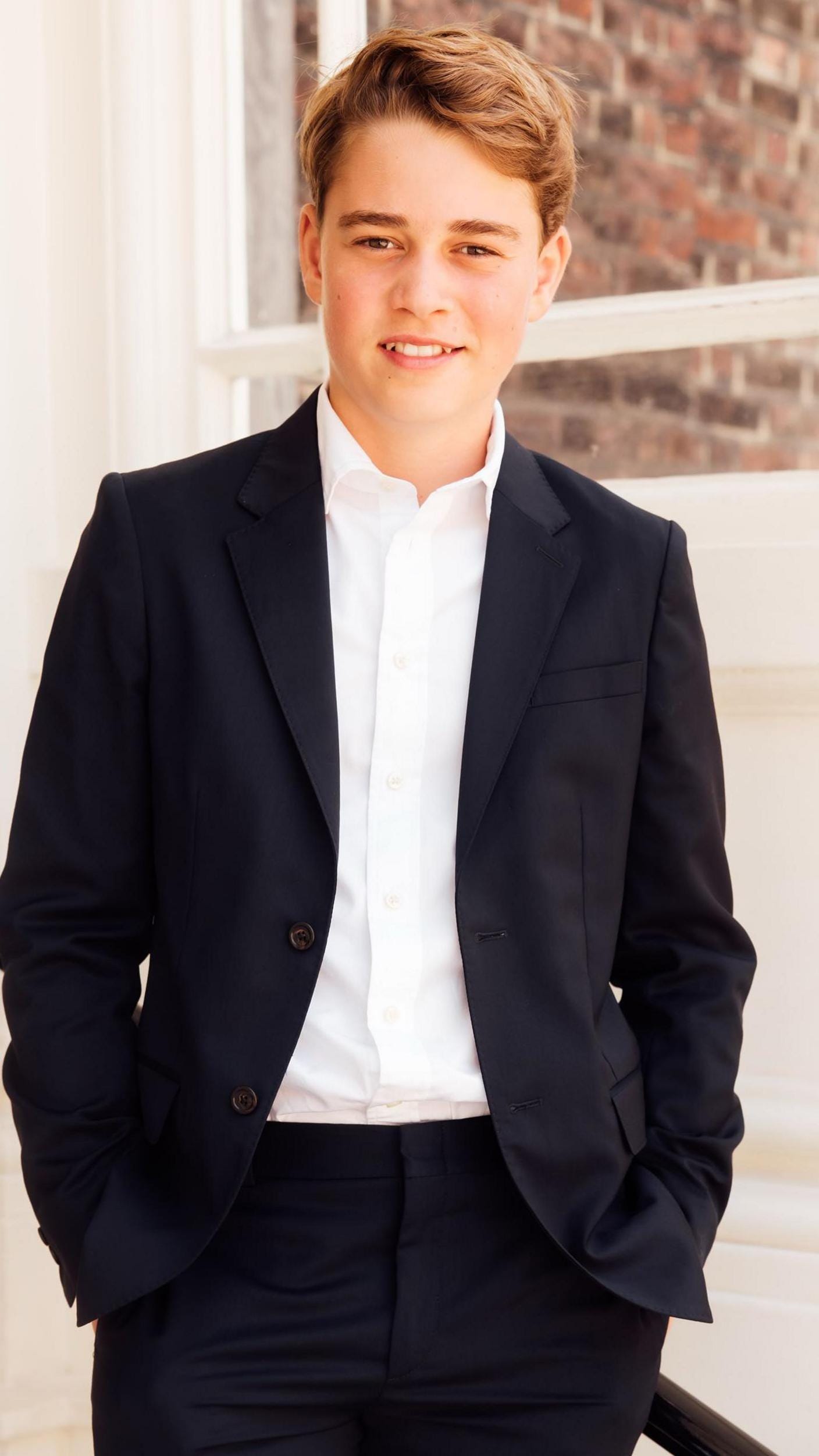 Official portrait of Prince George released to mark his 13th birthday.