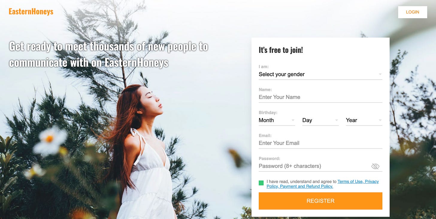 EasternHoneys website. EasternHoneys website.