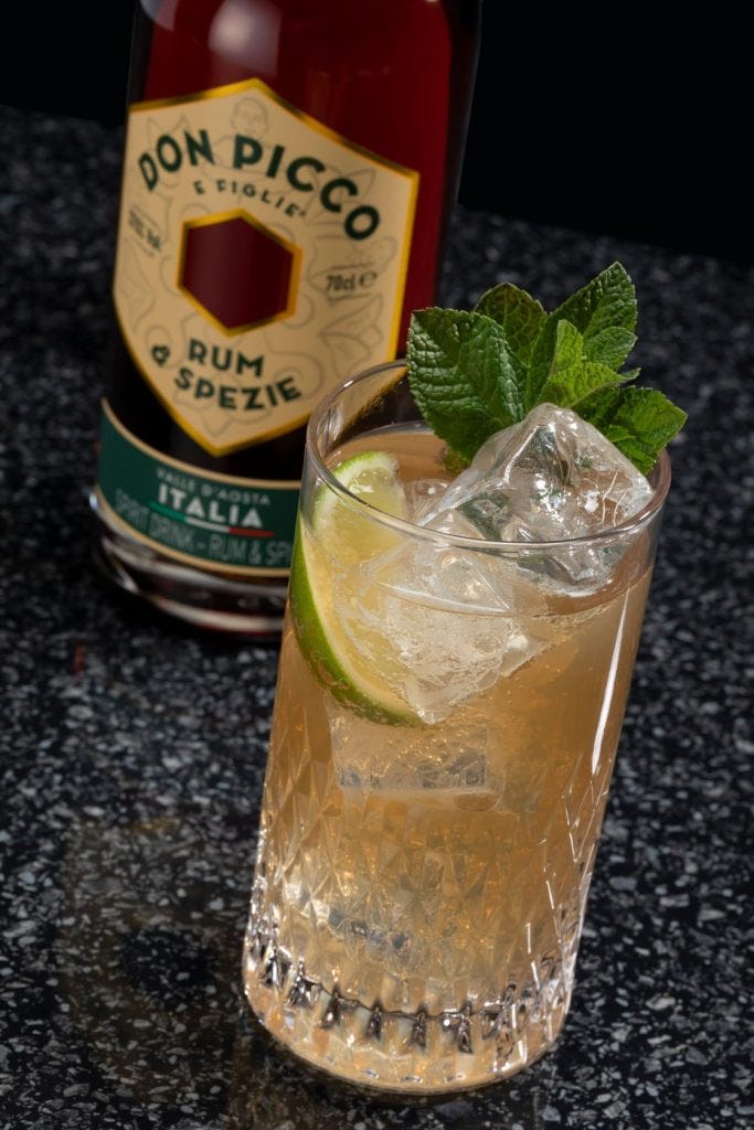 Don Picco Italian spiced rum.
