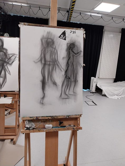 life drawing female nude cardiff merthyr
