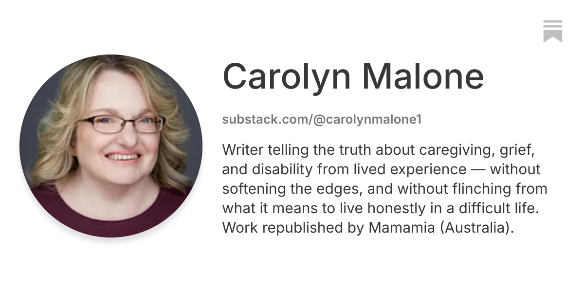 Carolyn Malone | Substack