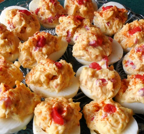 deviled eggs