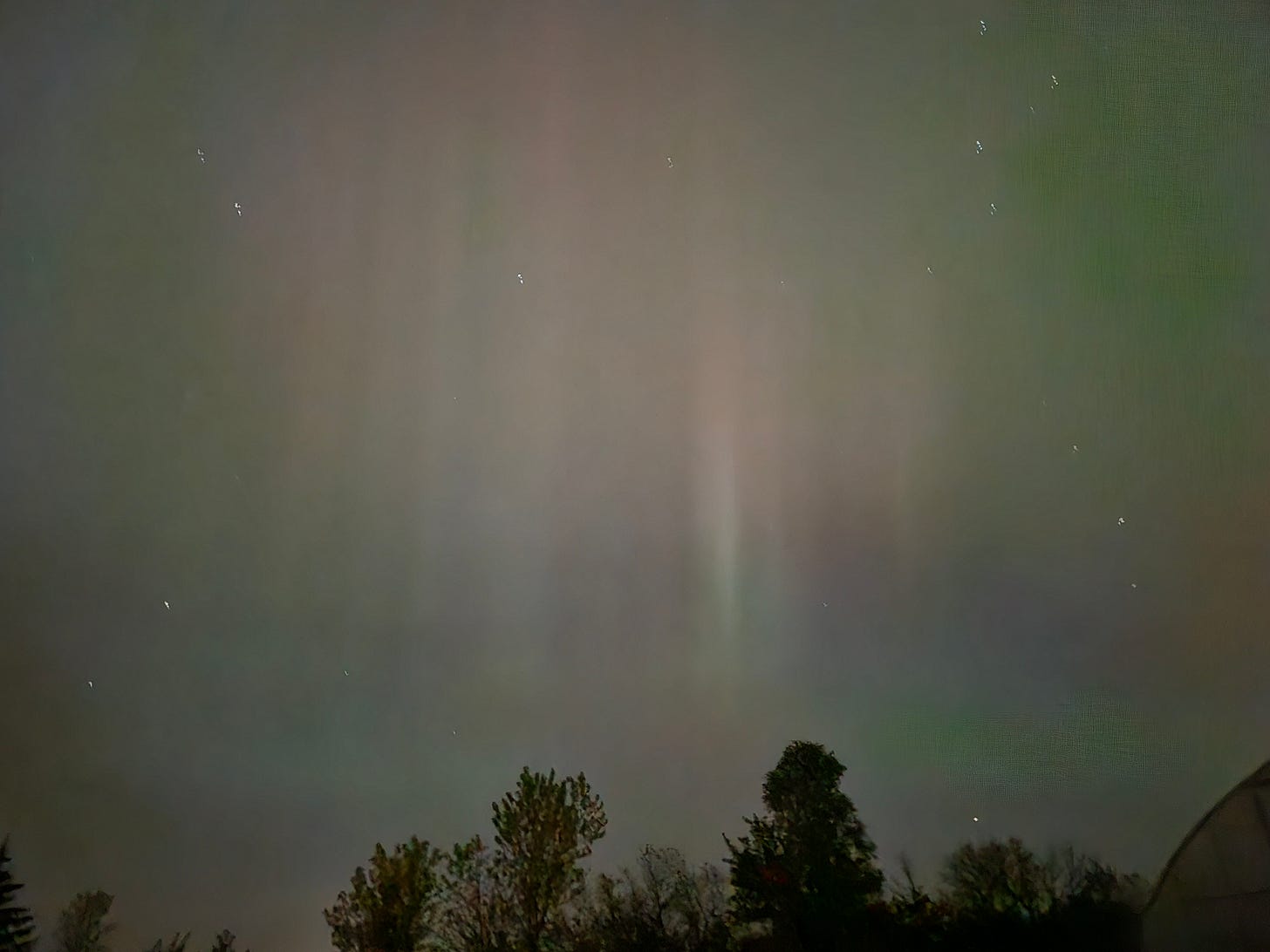 Northern Lights at the farm
