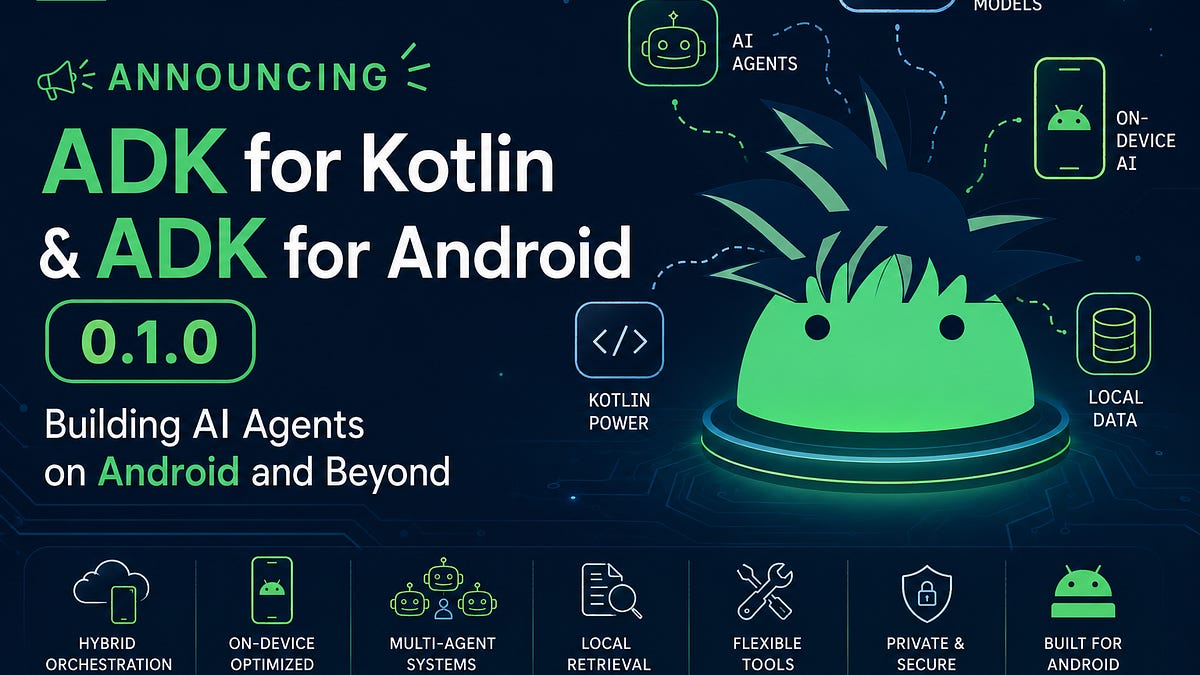 Announcing ADK for Kotlin & ADK for Android 0.1.0 — Building AI Agents ...