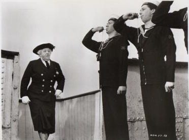 MARGARET RUTHERFORD Navy Royals salute MURDER AHOY Agatha Christie ORIG  PHOTO | eBay UK