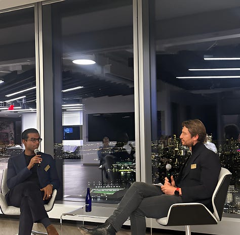 Dev Pragad and Aurimas Sabulis discuss leading media transformation.