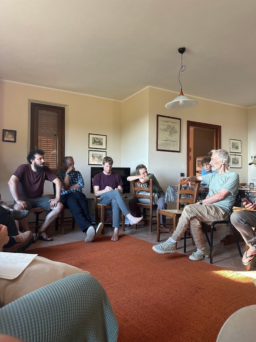 the smaller contributors’ room in conversation