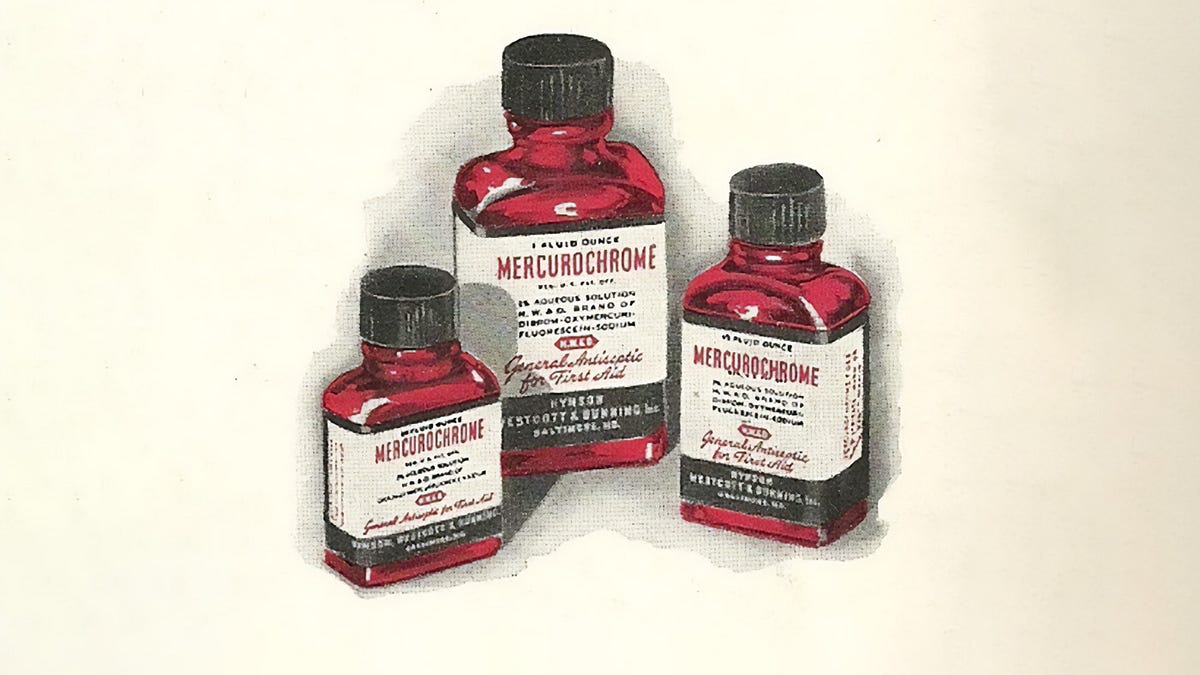 Monkey’s Blood (Mercurochrome) for those boo-boos