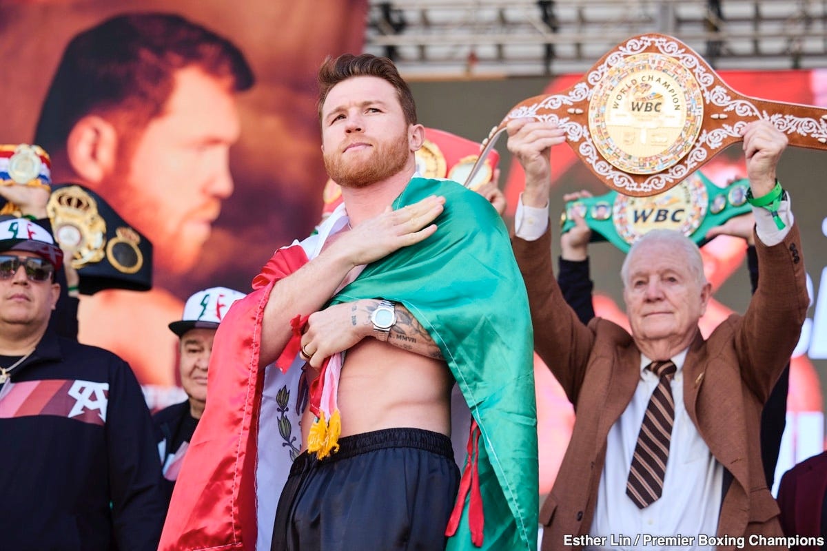 Canelo Alvarez Says He Aims To Box Until He's 38: “I'm Feeling Great”