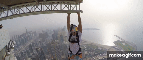 Dream Jump - Dubai 4K on Make a GIF