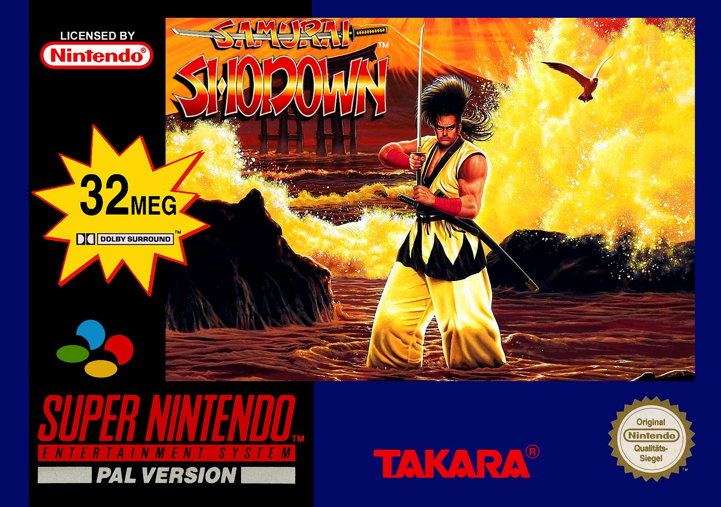 Jeu Samurai Spirits (Samurai Shodown) - Super Famicom - Bon état - Éditeur SNK