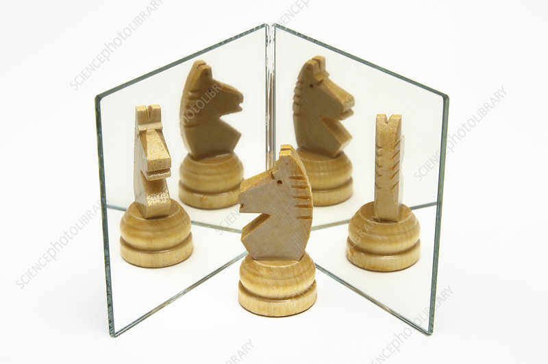 Mirror Reflections, 2 of 5 - Stock Image - C017/3985 - Science Photo Library