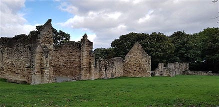 abbey and castle ruins north wales