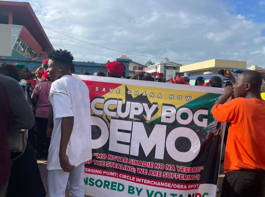 A group of protesters 
