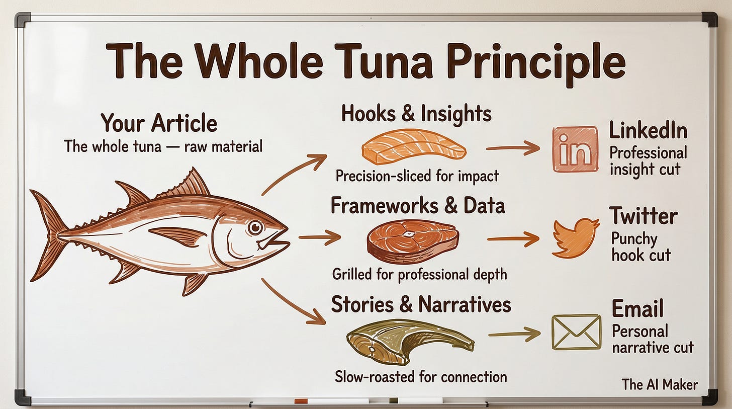 Content Repurposing Framework in Tuna Principle Content Repurposing Framework in Tuna Principle