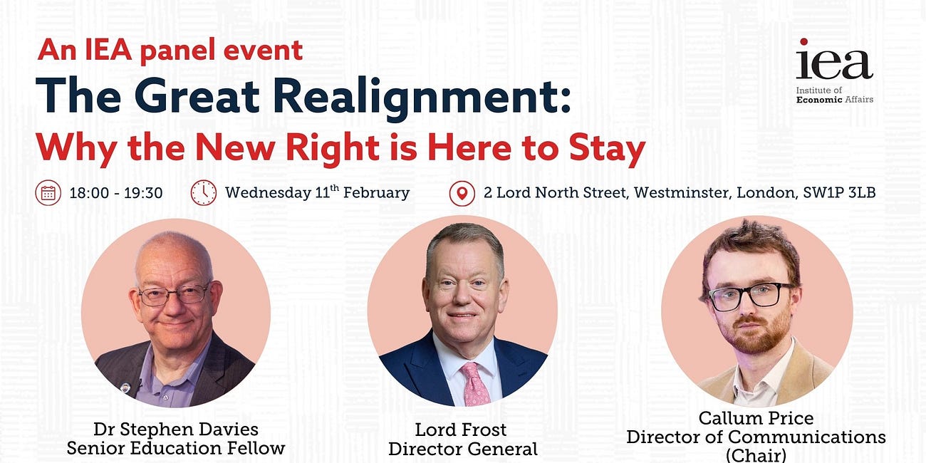 INVITATION: The Great Realignment - Why the New Right is Here to Stay