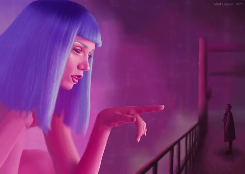 ArtStation - JOI from Blade Runner 2049