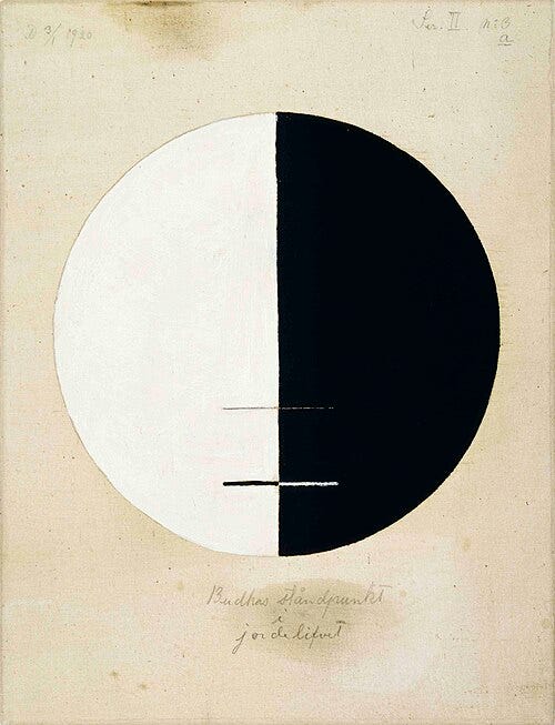 File:Hilma af Klint - 1920 - Buddha's Standpoint in the Earthly Life - No 3a.jpg