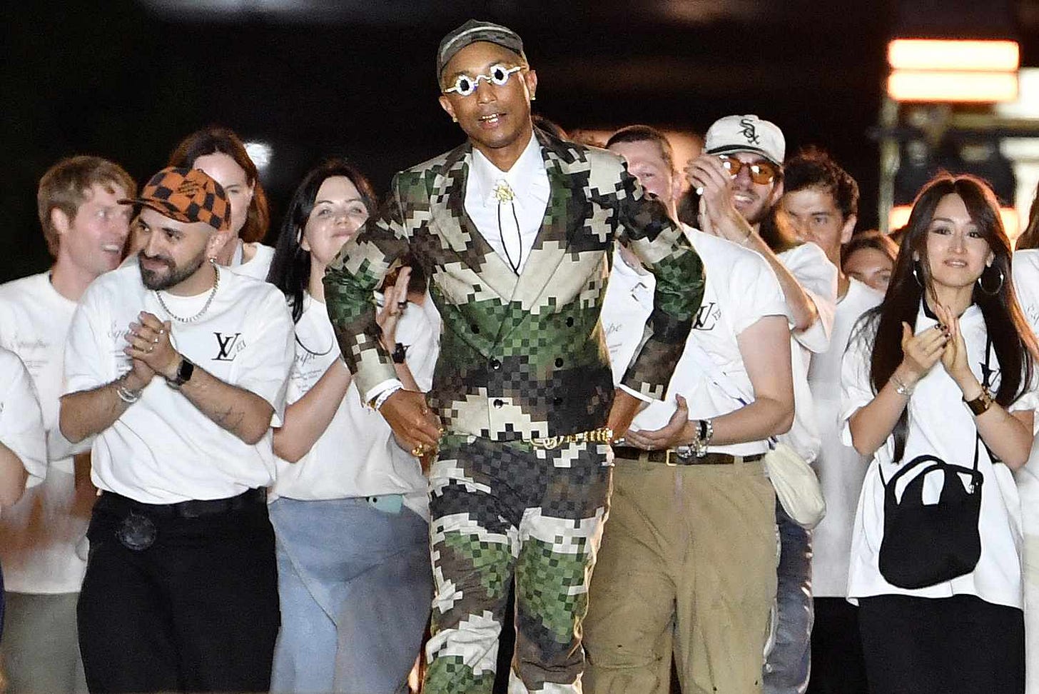 The Best Moments from Pharrell Williams' Debut Louis Vuitton Fashion Show The Best Moments from Pharrell Williams' Debut Louis Vuitton Fashion Show