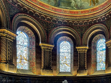 Stained glass windows