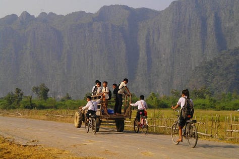 Thakhek loop in Laos