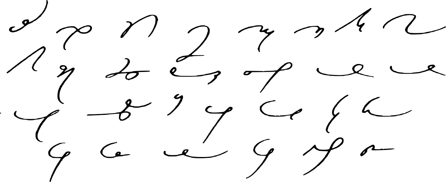 Gregg Ruled Lesson 47: How to Shorten Long Words in Gregg Shorthand