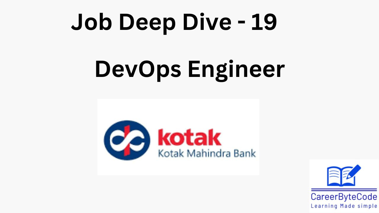 DevOps Engineer - Bangalore - CareerByteCode’s Substack