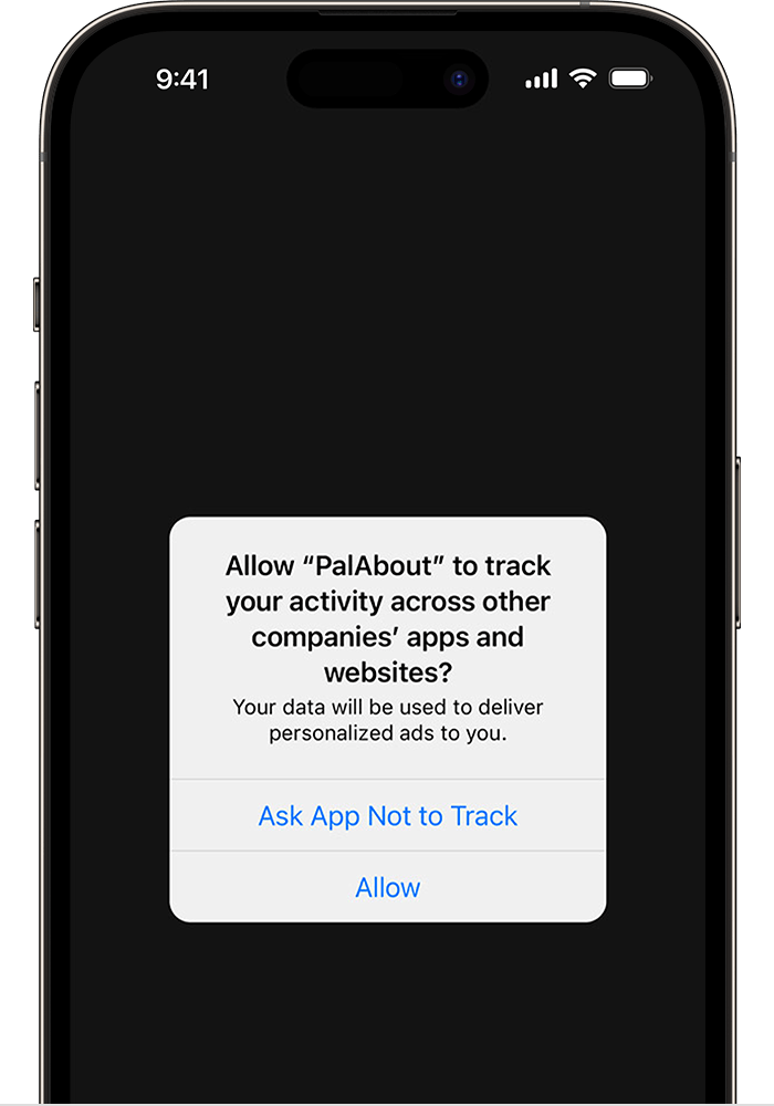 Apple’s tracking consent prompt