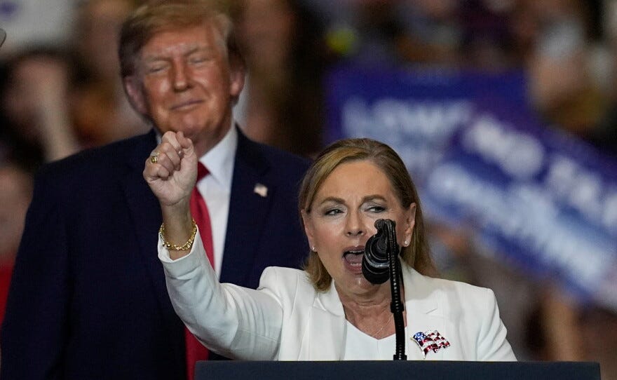 Trump returns to South Carolina for 2nd time in 3 months to help Darline  Graham in Senate race | South Carolina Public Radio