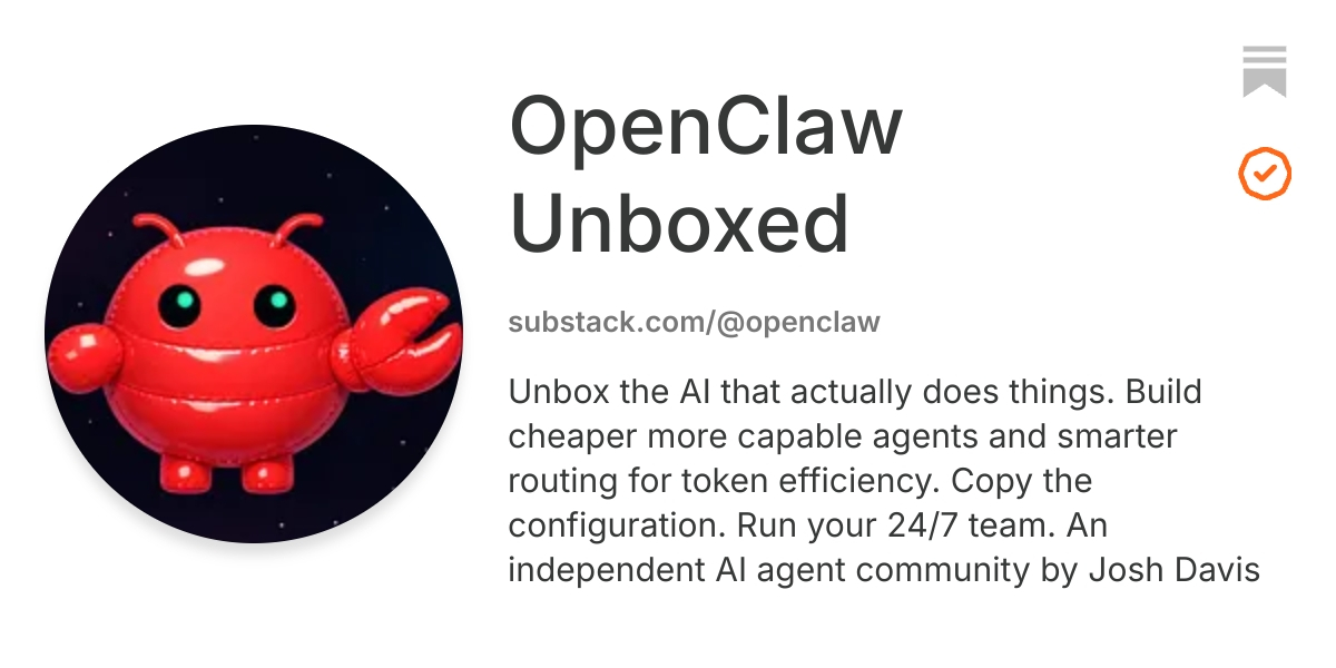 OpenClaw Unboxed | Substack
