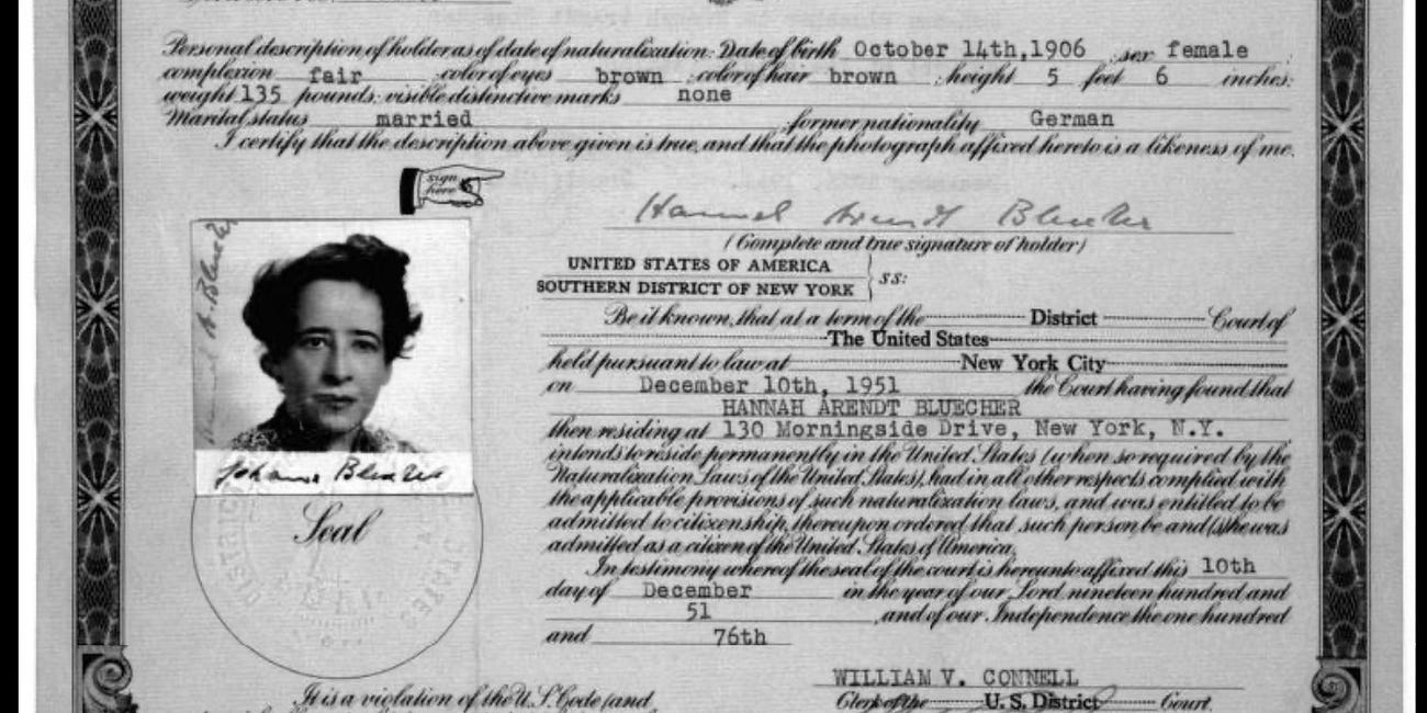 漢娜·阿倫 | 我們難民(We Refugees)