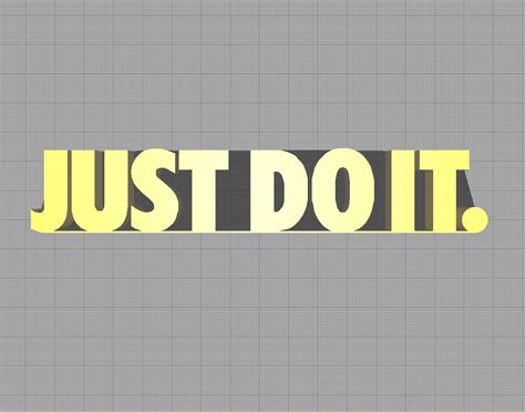 Archivo STL Nike Just Do It. 🚩・Plan para descargar y imprimir en 3D・Cults