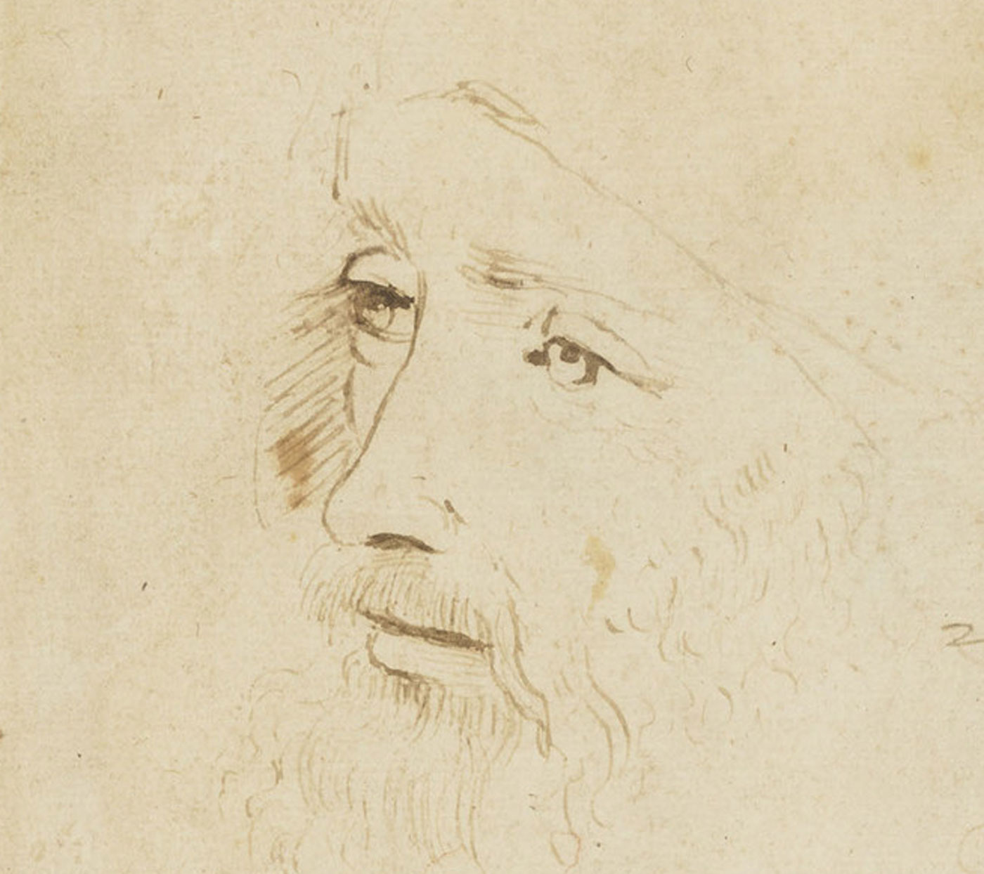 Portrait of Leonardo da Vinci by pupil Windsor