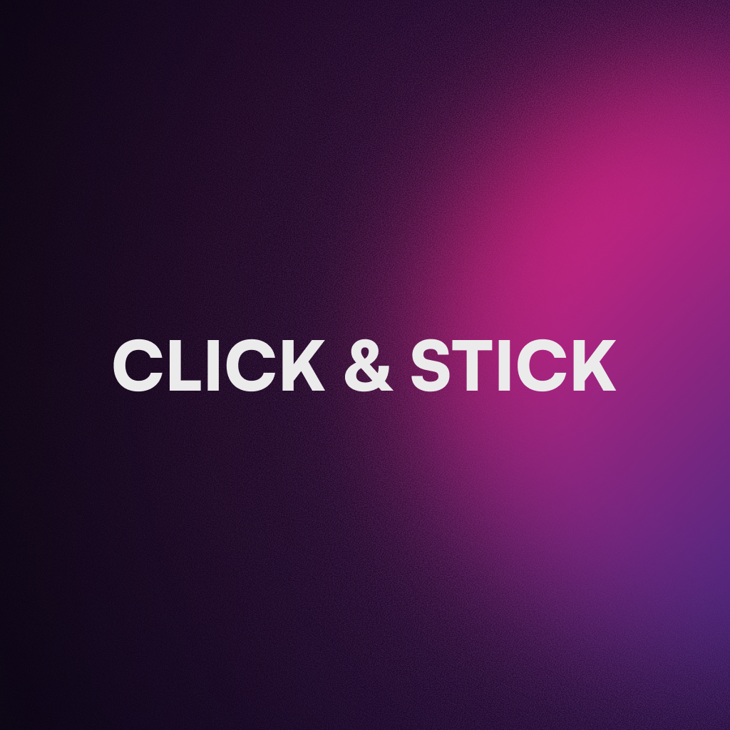 Click & Stick by François Simitchiev