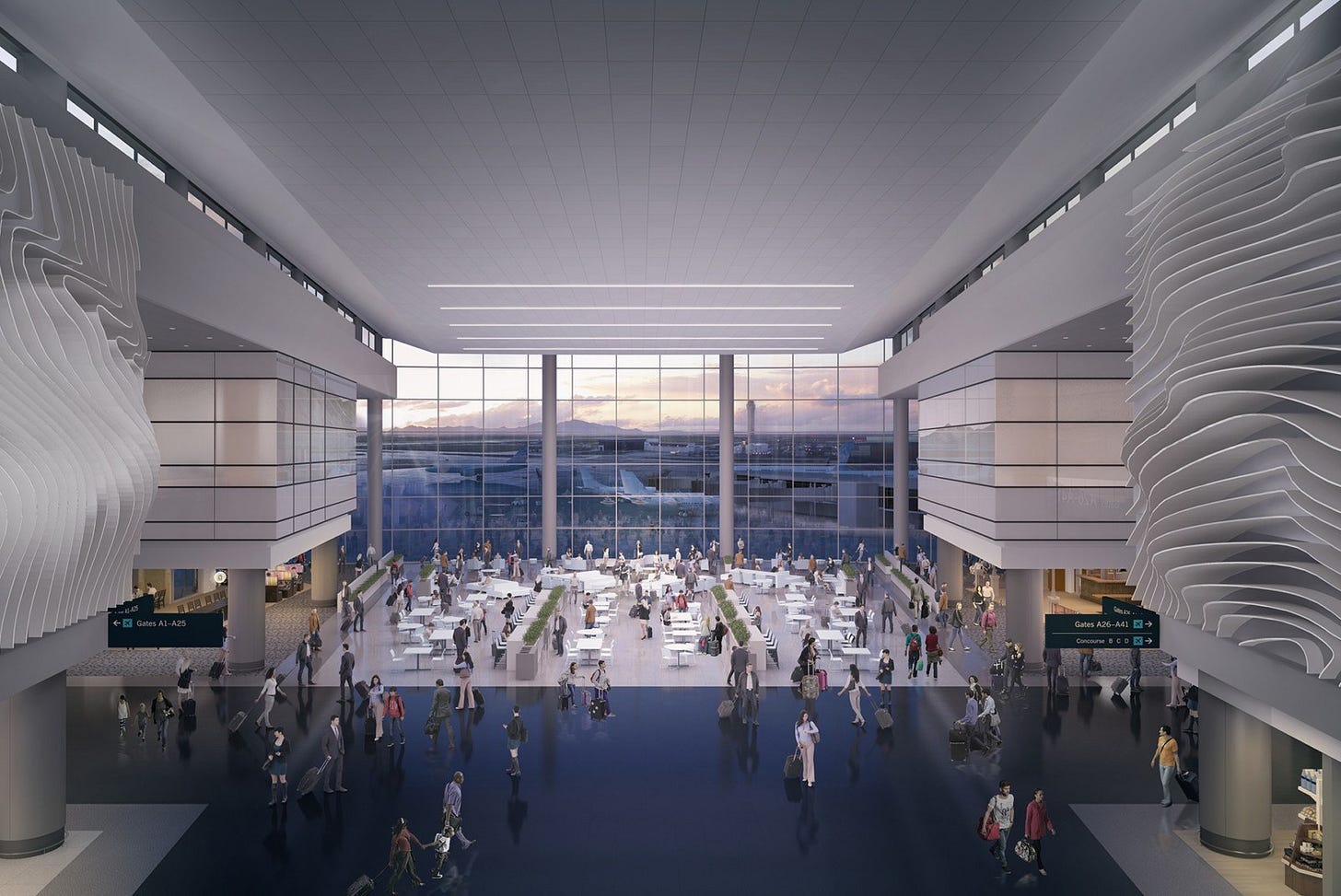 The New York Times Features HOK's Design of New Salt Lake City International Airport - HOK The New York Times Features HOK's Design of New Salt Lake City International Airport - HOK