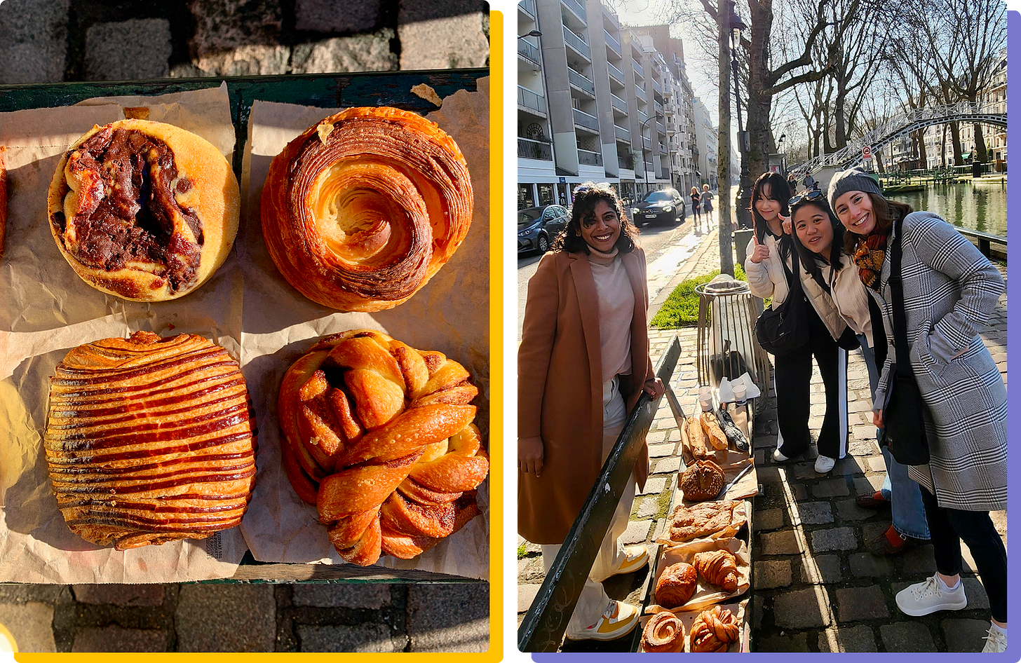 More outtakes and a group photo from our boulangerie crawl