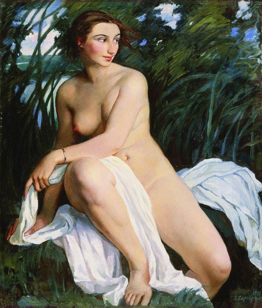 Bather, zoomed in