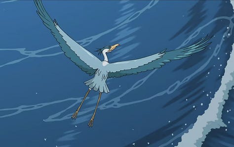 Still from The Boy and the Heron
